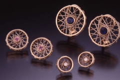 Cycles post earrings