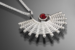 Fandango colored stone pendant