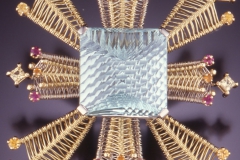 Rubicon aquamarine pin/pendant